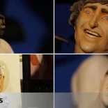 Un artista cuela en el Museo de Cera de Madrid esculturas de Ayuso y Almeida como ratas junto a Trump, a Netanyahu de muñeco diabólico y Milei como su perrito