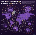 El emoji más usado en twitter en cada país del mundo [mapa] [ENG]