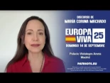 Mensaje de María Corina Machado en el acto de la ultraderecha Europa Viva [Hemeroteca]