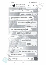 Los mensajes de Luis del Rivero al fiscal Stampa tras la reunión con Leire Díez: "El 1 es quien decide"