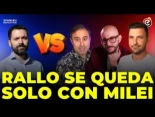 Rallo se queda solo defendiendo a Milei