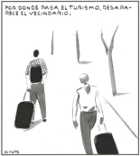 El Roto: turistas y vecinos