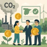 El mercado gallego de carbono ya es real: quién puede vender, qué se puede vender y a qué precio