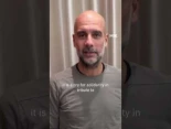 Pep Guardiola promueve el partido amistoso entre Cataluña y Palestina (inglés,catalán)