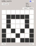 Unflip, un juego de lógica que obliga a pensar al revés