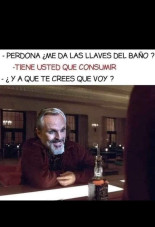 Esto es Miguel Bosé que entra en un bar de copas y...