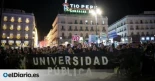 Miles de personas se manifiestan en defensa de la universidad pública madrileña: "Hay un plan para destruirla"