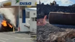 Hallan bajo la lava los depósitos de la gasolinera arrasada por el volcán de La Palma