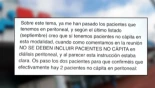 Las órdenes de rechazar pacientes en el hospital de Torrejón también se dieron por escrito: “Esta instrucción estaba clara”