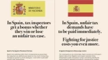 Una firma de abogados contrata anuncios en la prensa británica para denunciar los abusos de Hacienda en España
