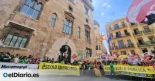 Los docentes valencianos dan la bienvenida al president Pérez Llorca con una huelga general