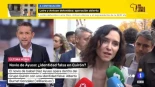Ayuso llama 'prensa del régimen' a TVE y Javier Ruiz le da una réplica para enmarcar