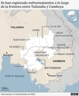 Mapas coloniales y un templo antiguo: la historia detrás del sangriento conflicto entre Tailandia y Camboya