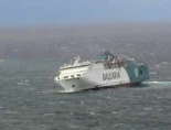 Viaje infernal del ferry “Ciudad de Mahón” entre Algeciras y Ceuta, con destrozos en el garaje