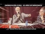 Presentación del libro "PCE(r) - 50 años de resistencia" por Manuel Pérez Martínez (Camarada Arenas)