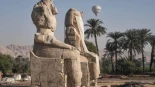 Egipto revela las colosales estatuas restauradas del faraón en Luxor. Eng