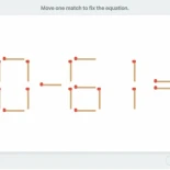 El tradicional juego de arreglar operaciones aritméticas moviendo una sola cerilla