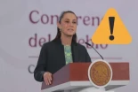VÍDEO | Evacúan en directo a la presidenta de México: un fuerte terremoto interrumpe su rueda de prensa