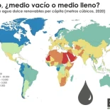 El agua dulce renovable en el mundo (2023)