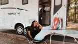 Diana, la joven de Toledo que vive en una autocaravana desde hace un año: "No pago ni luz ni agua"