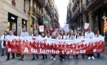 Cuarta jornada de huelga de médicos en Barcelona para reclamar mejoras en las condiciones laborales