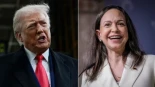 Trump recibe con perfil bajo a María Corina Machado horas después de ensalzar a la chavista Delcy Rodríguez