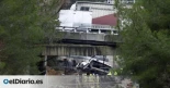 Los Bomberos alertan de una “posible inestabilidad” en la AP-7 por el desprendimiento del muro que provocó el accidente de tren en Gelida