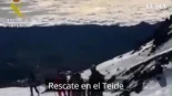 Rescatados dos senderistas en plena noche en el Teide