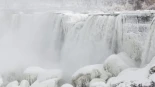 Las Cataratas del Niágara se congelan tras una ola de frío extremo en Canadá y EEUU