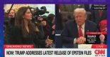 Trump  ataca a Kaitlan Collins mientras la presentadora de CNN pregunta por las supervivientes de Epstein: “Eres la peor reportera… creo que nunca te he visto sonreír” [ENG]