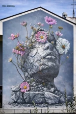 Fene se convierte en capital mundial del muralismo. Perla mural fest