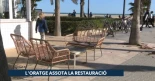 Bares y restaurantes valencianos, golpeados por la sucesión de borrascas: “los clientes directamente se levantan y se van por el viento”