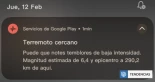 Chilenos quedan sorprendidos por la alerta sísmica de Google: avisó el temblor con anticipación