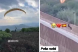 Un inmigrante intenta cruzar en parapente de Marruecos a Ceuta sin éxito