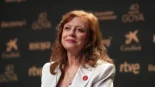 Susan Sarandon, Goya Internacional 2026, emocionada por el compromiso de España con Gaza: "Hay esperanza"