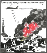 El Roto: bombardeos humanitarios