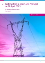 Informe final de la ENTSO-E sobre el apagón de abril de 2025 en España y Portugal [EN]
