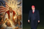 Trump desata la ira con una imagen de sí mismo como Jesús: «El espíritu del Anticristo»  (EN)