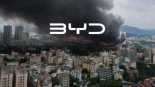 Arde la sede mundial de BYD: el espectacular incendio en China que pone en duda los protocolos del gigante eléctrico