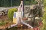 Israel pide disculpas tras la foto del soldado golpeando una estatua de Jesús en Líbano