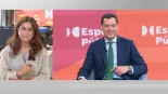 Juanma Moreno marca distancias con Isabel Díaz Ayuso: "Cuanto menos actores haya en el escenario, mejor"