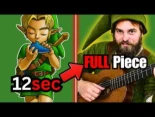 Song of Time de The Legend of Zelda a la guitarra clásica