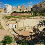 Hallan en Alejandría los restos de un baño público ptolemaico y una villa residencial romana con suelos de mosaico