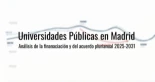 La crisis de financiación de las universidades públicas madrileñas