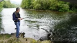 Los pescadores asturianos se plantan ante la veda del salmón que estudia el Ministerio: "Es lo peor que puede pasar al río"