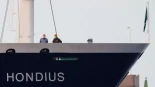 El operativo 'inédito' del desembarco del MV Hondius, en imágenes