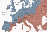 La gran divisoria europea: el mapa que parte en dos el continente a través de sus dos grandes cuencas hidrográficas
