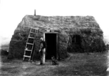 Sod houses, las casas de césped y tierra de los colonos del Oeste norteamericano