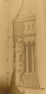 Estructura de un depósito elevado de agua