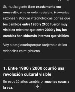 Sobre la última gran revolución cultural y tecnológica: los años 80 y 90